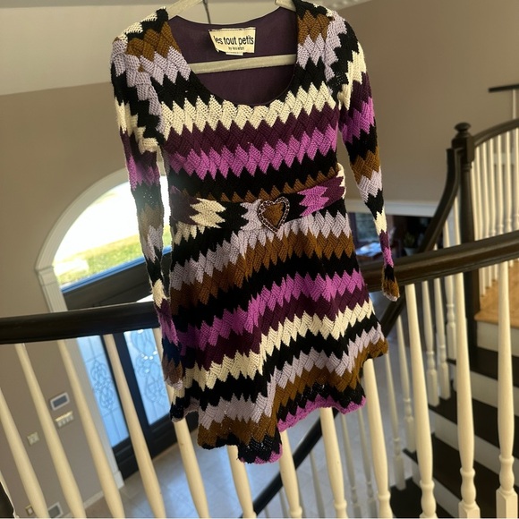 Neiman Marcus Toddler Bright Zig Zag Swing Dress - Picture 1 of 14